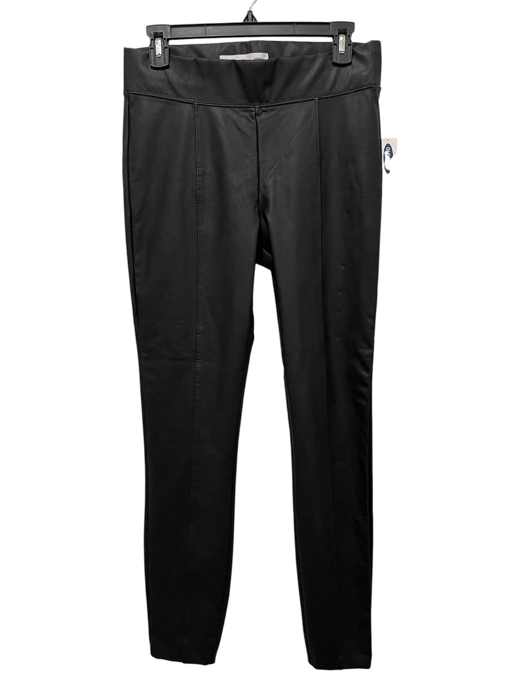 Old Navy Steevie Legging Black Pleather High Rise Pants Slim Fit NEW NWT Size M